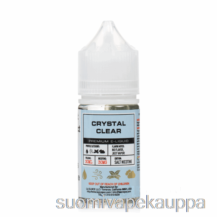 Vape Nesteet Kristallinkirkas - Bsx Salts -sarja - 30ml 30mg